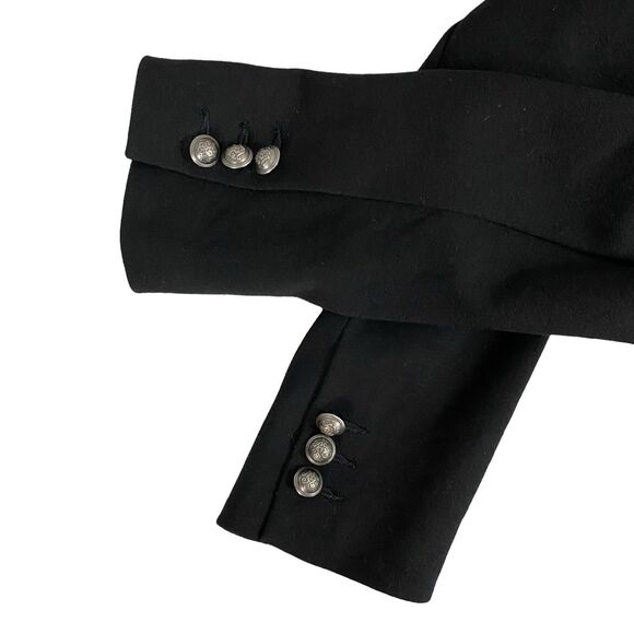 Jessica Simpson Blazer Womens 7/8 Black Colorblock Work Office Jacket Corpcore - Picture 5 of 16